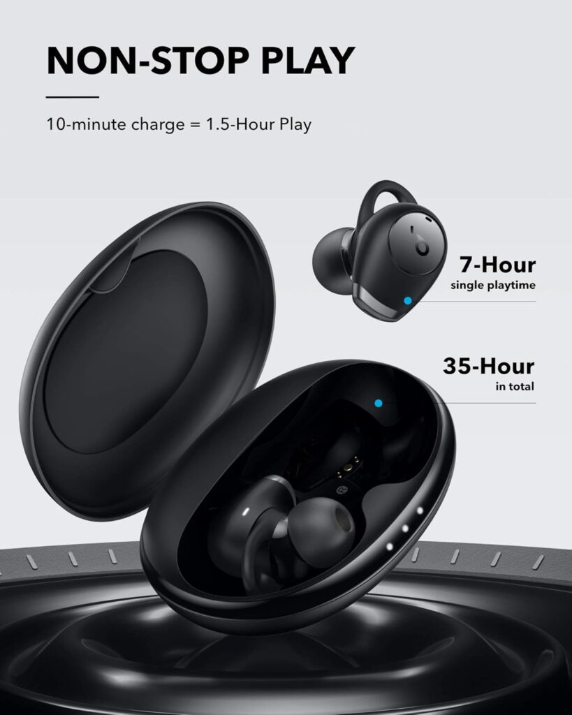 non- stop play earbuds